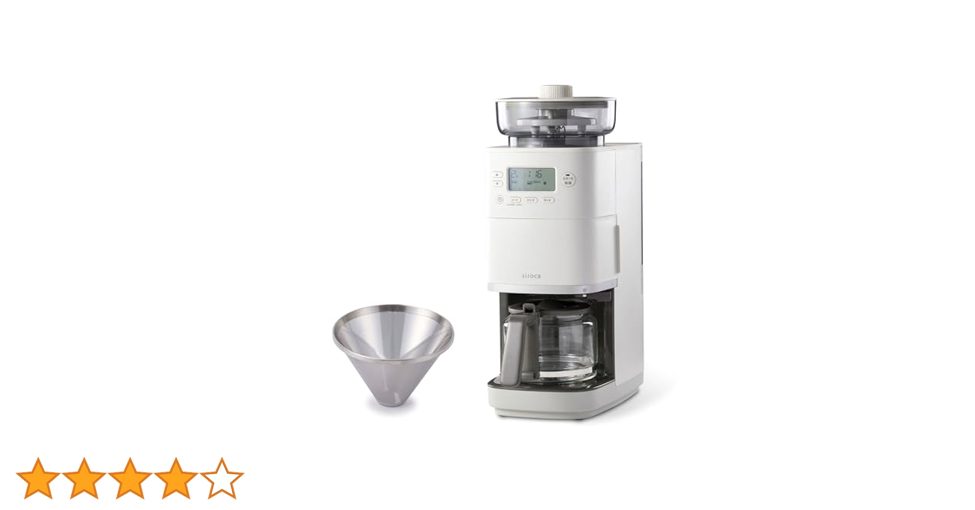 シロカ コーヒーメーカー カフェばこPRO ライトグレー Amazon | 【シロカ公式ストア限定】シロカ コーン式 全自動